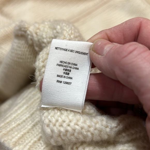 Jen's Pirate Booty NWOT Knit Zip Front Wool Dream Jacket in Snowed In Small - Picture 11 of 13